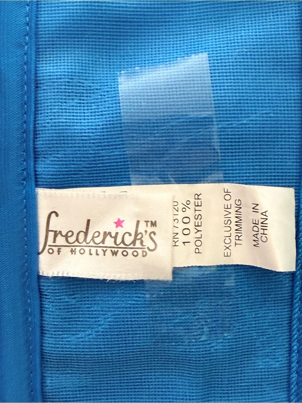 Frederick's of Hollywood Royal Blue Satin Lace Bustier
